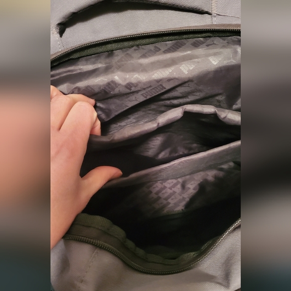 Puma Gray and Black Laptop Backpack - Picture 6 of 10